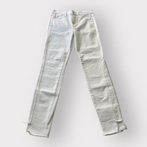 Frame Le High White Skinny Jeans
